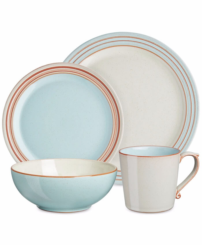 Denby Heritage Pavilion 4 Piece Place Setting